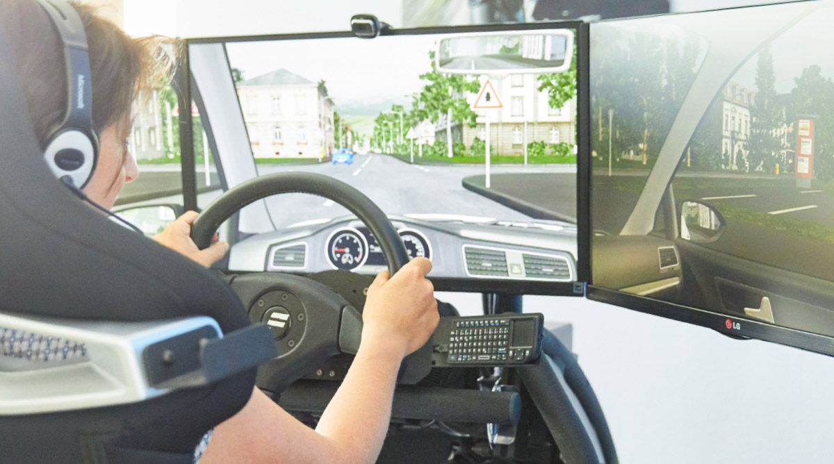 Schnell Autofahren lernen in fast realer Umgebung – mit dem Vogelfug-Simulator